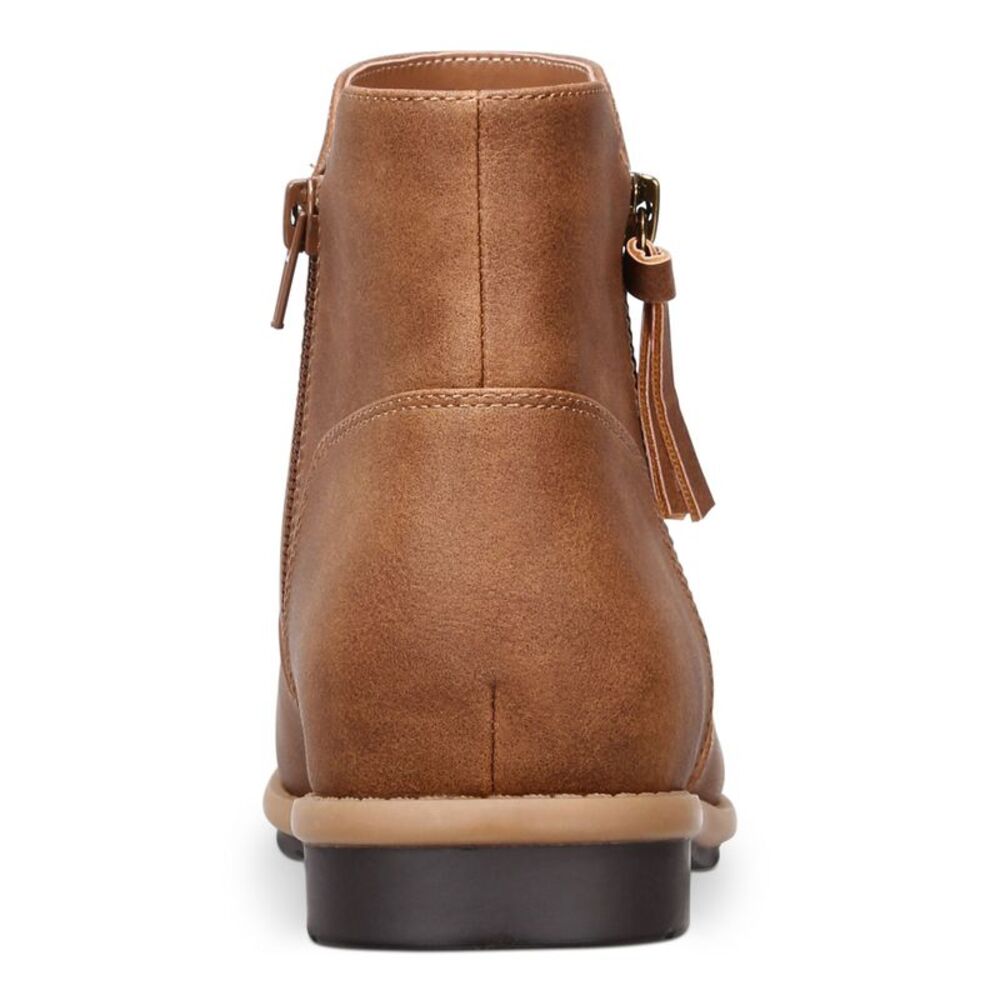 STYLE & COMPANY Womens Brown Zipper Oaklynn Almond Toe Block Heel Booties 5.5 M - Picture 2 of 4